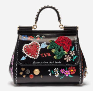 BOLSO SICILY MEDIANO DE PIEL CON PARCHE