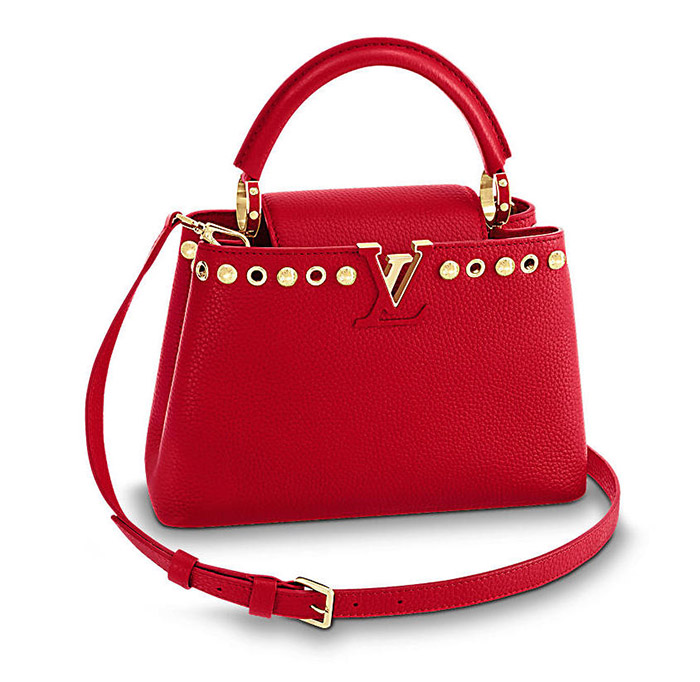 louis vuitton capucines rojo