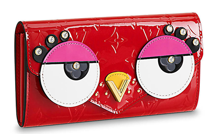 cartera Louis Vuitton Sarag monogram vernis rojo
