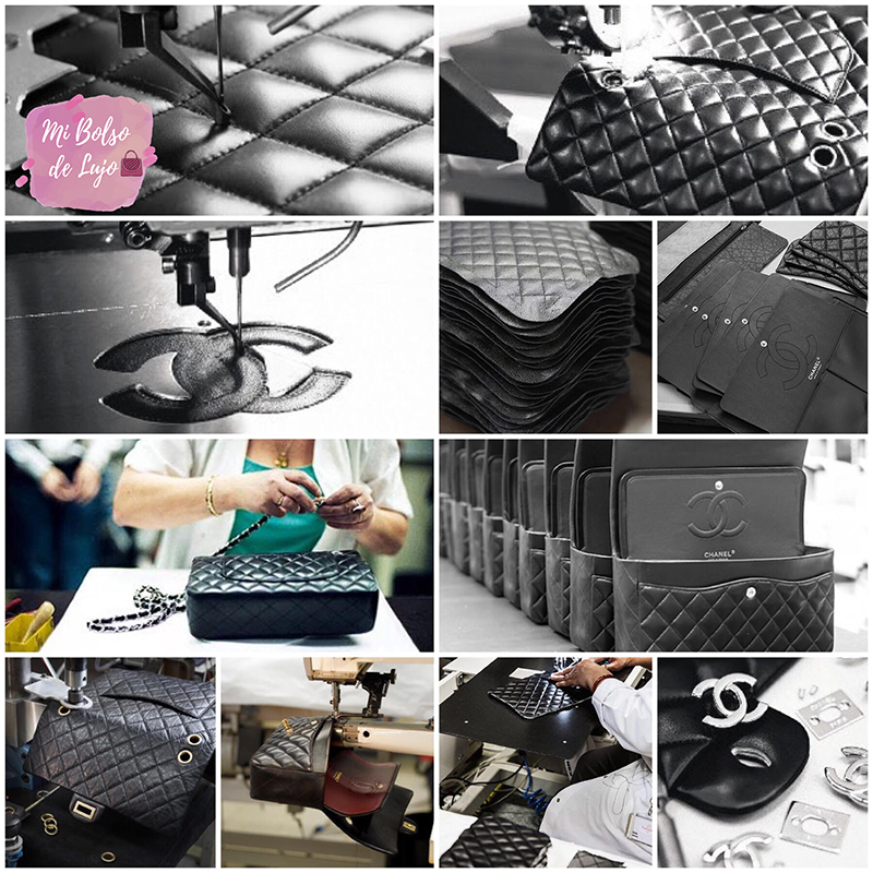producción del bolso Chanel