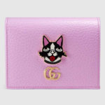 tarjetero en piel gucci