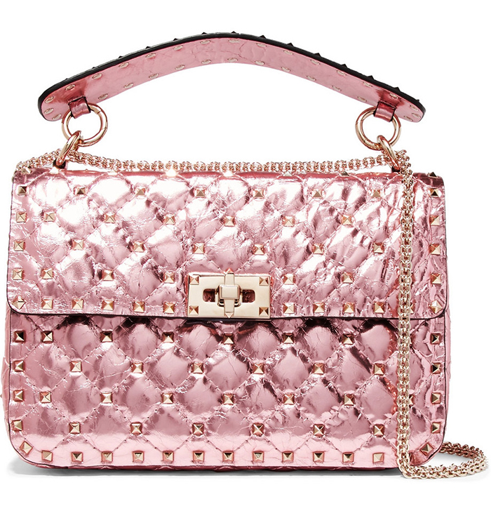 valentino rockstud rosa 