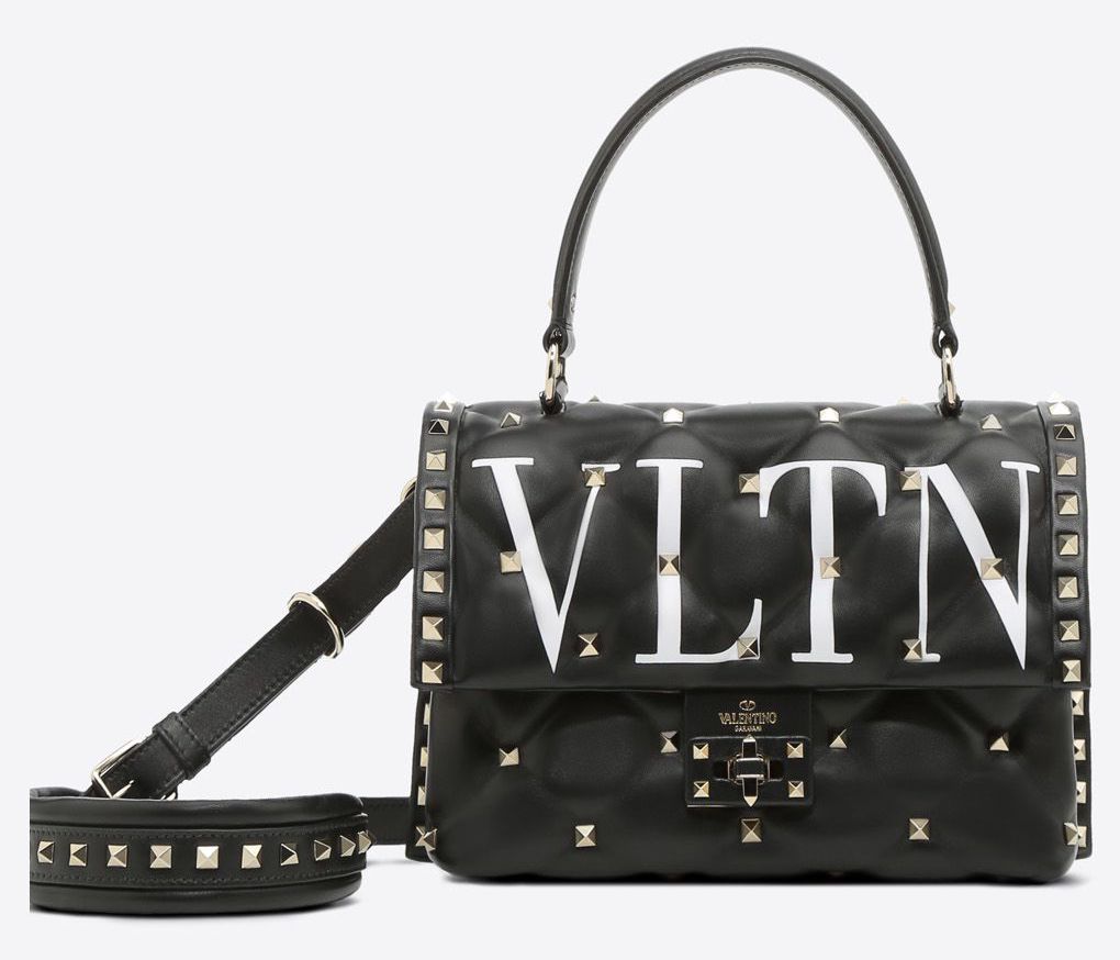 Bolso Candystud con estampado VLTN
