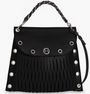 Bolso De Becerro Estampado Le Baltard