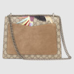 Bolso Dionysus con ave y flores parte trasera