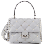 bolso candystud de valentino color gris