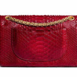 bolso chanel 2.55 burdeos parte trasera