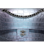 bolso chanel clasico aligator violeta
