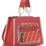 bolso runway de fendi en color rojo