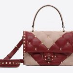 candystud de Valentino rojo con rosa