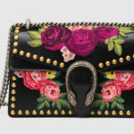 dinoysus gucci bolso con flores negro