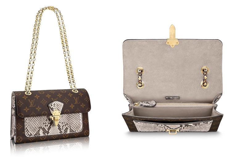 Bolso Victoire de Louis Vuitton en piel de Pitón