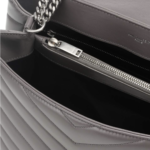 YSL loulou bolso gris interior