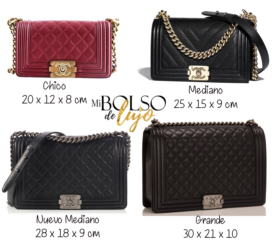 Medidas del bolso le boy chanel