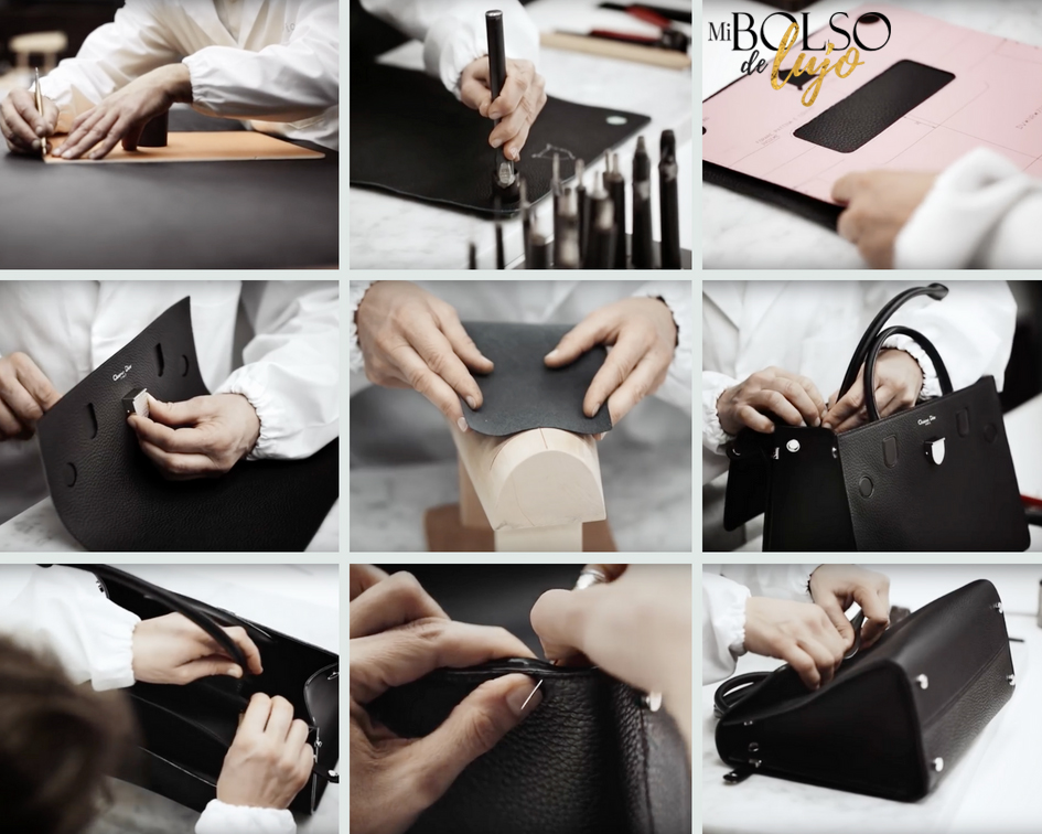 Producción del bolso Diorever de Dior