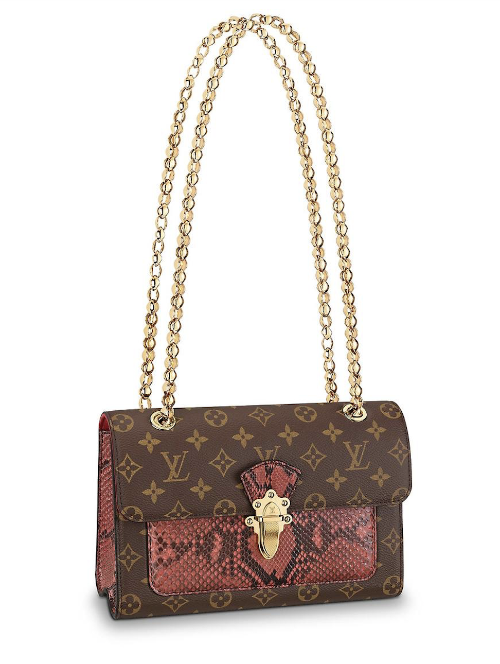victoire Louis Vuitton en Pitón rosa
