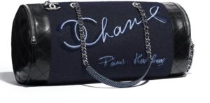 Bolso Bowling lana bordada