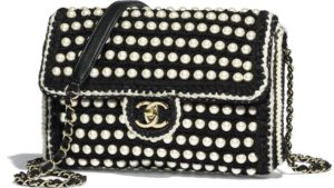 Bolso Crochet con perlas