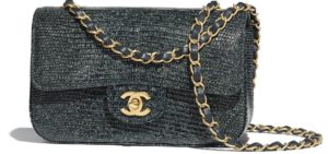 Bolso chanel clasico mini piel de lagarto