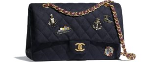 Bolso clasico piel de cordero