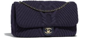 bolso clasico azul marino