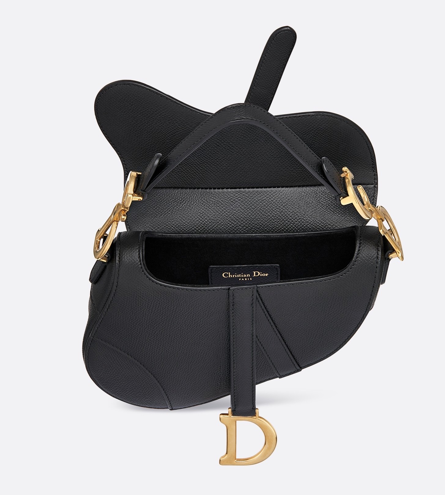 Bolso Saddle Dior interior