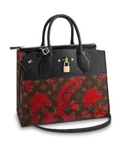 louis vuitton city steamer mm anachronism rojo