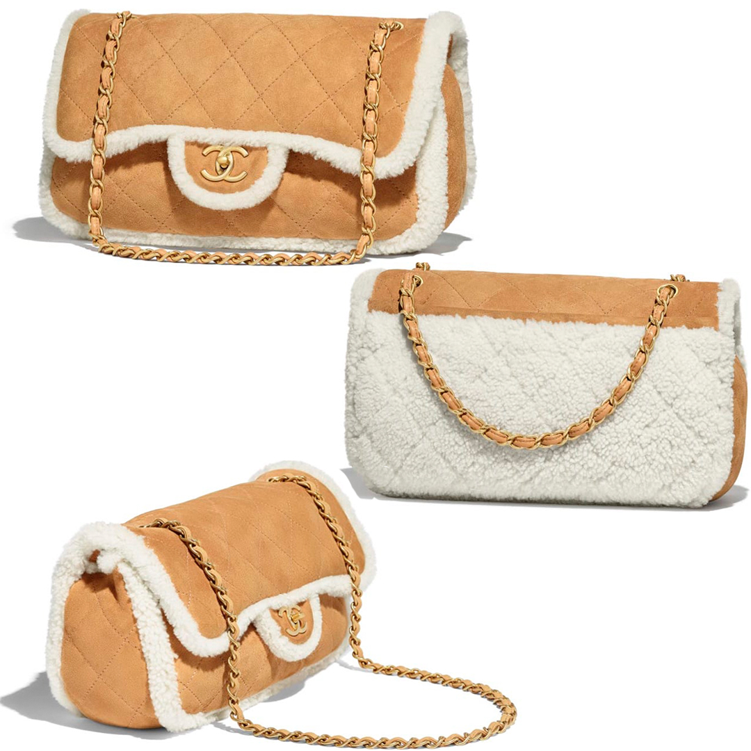bolso clasico chanel en lana