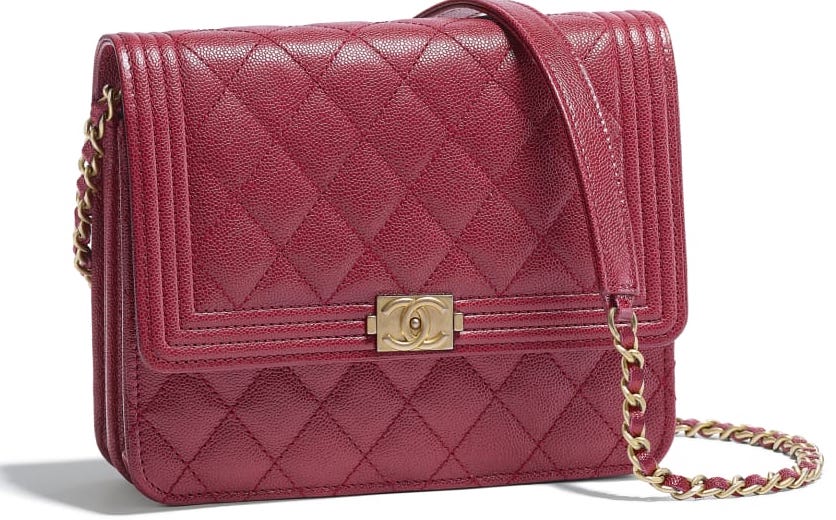 cartera boy con cadena