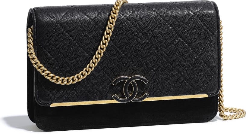 cartera chanel con cadena