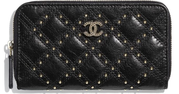cartera chanel con cremallera
