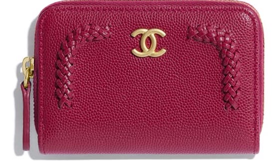 monedero chanel rosa