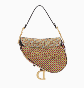 bolso saddle de Dior-de-tela- bordada-parte-trasera