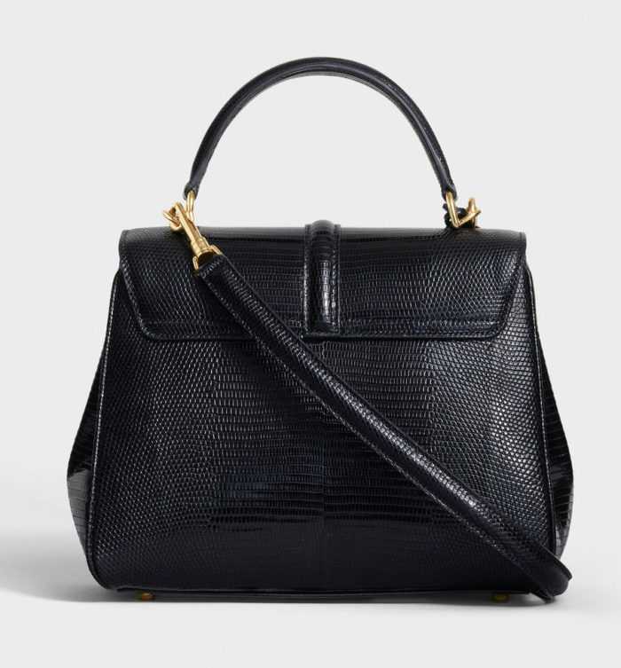 Bolso 16 celine piel de lagarto parte trasera