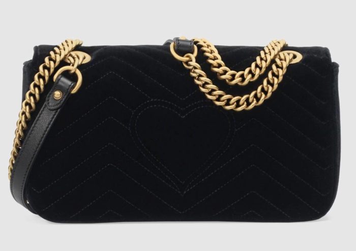 Bolso Marmont Gucci terciopelo parte trasera