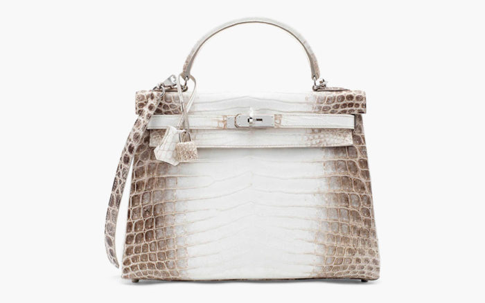 Bolso Niloticus Crocodile Himalaya Birkin de Hermès