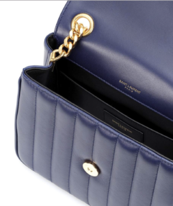 Bolso Vicky YSL azul interior