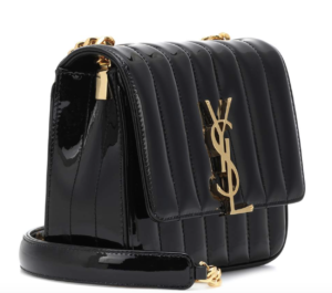 Bolso Vicky YSL charol negro