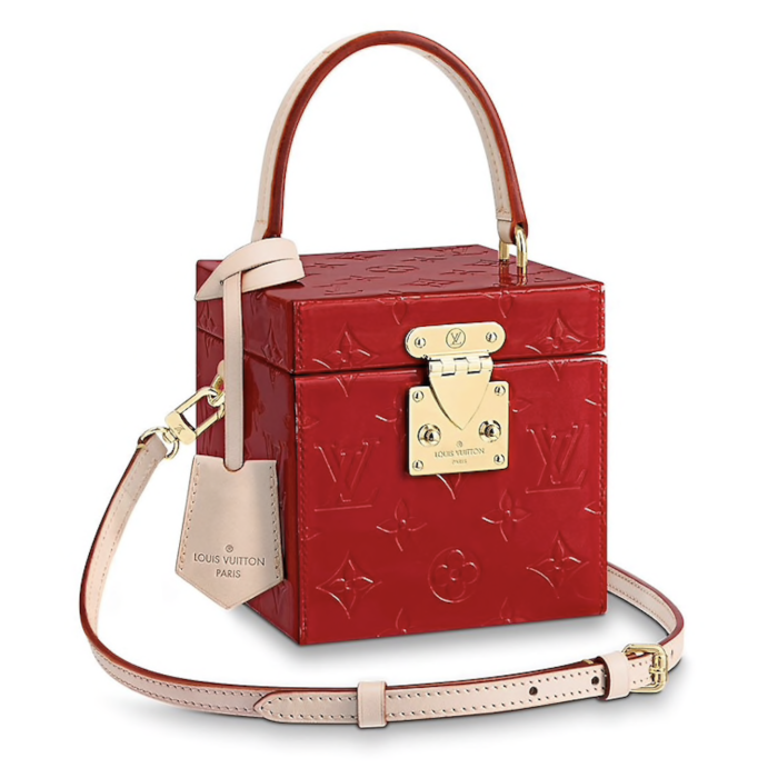 Bolso Bleecker Box Louis Vuitton en Monogram Vernis rojo