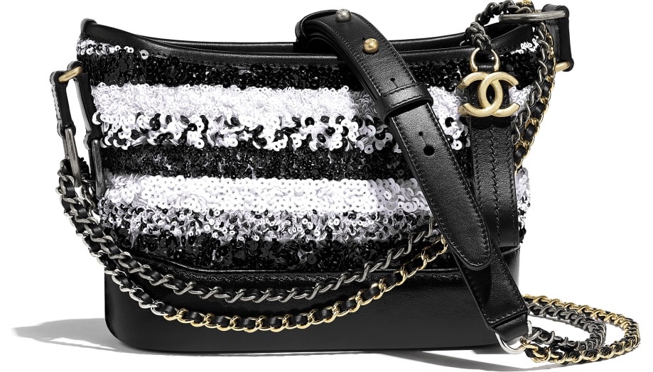 Chanel Gabrielle con lentejuelas crucero 2019