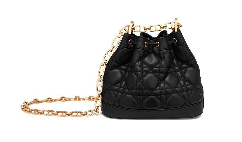 bolso Miss Dior Bucket negro