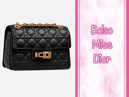 bolso miss dior con solapa