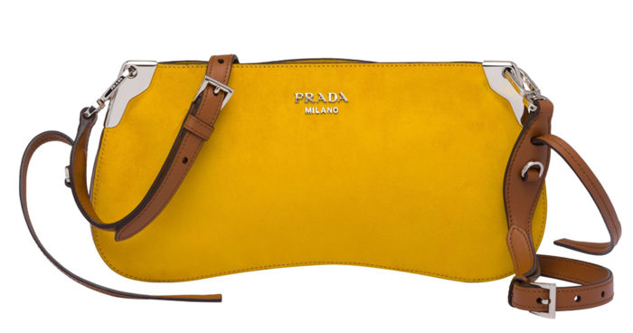 Bolso Sidonie Prada amarillo chico
