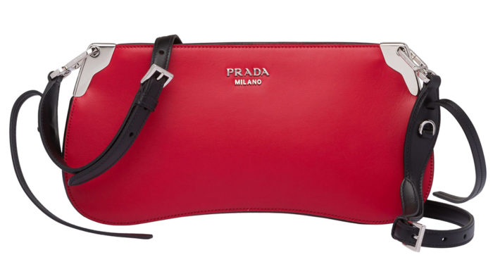 Bolso Sidonie Prada rojo chico