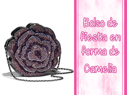 Bolso de fiesta en forma de Camelia de Chanel