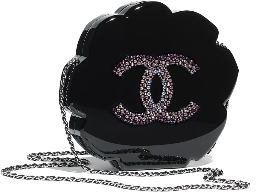 Bolso-de-noche-en-forma-de-camelia-Chanel-parte-trasera