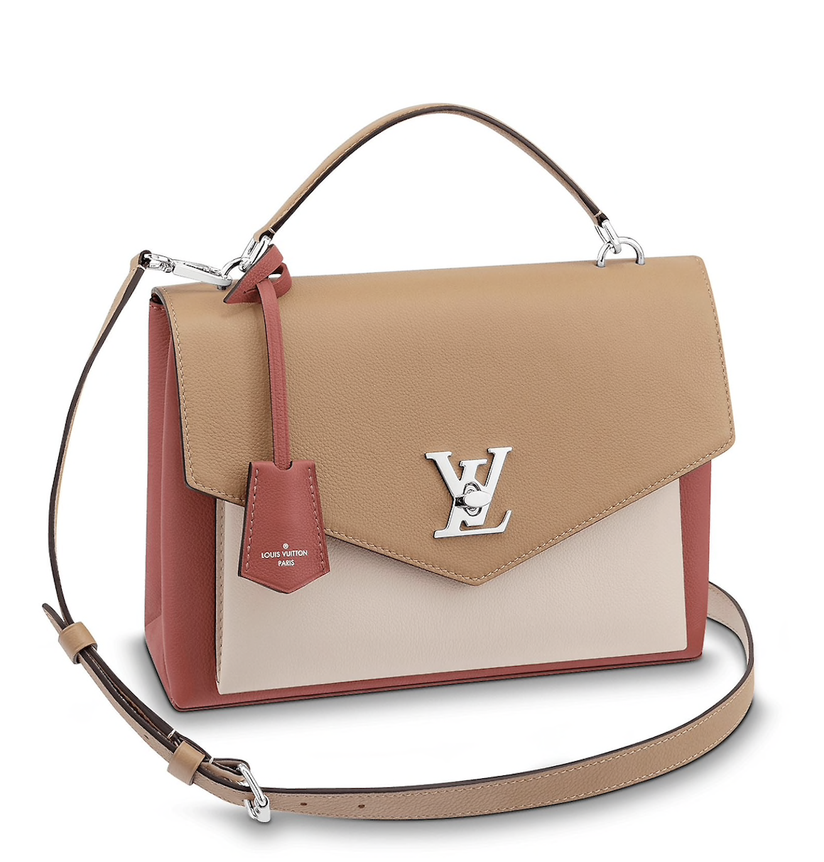Bolso-louis-vuitton-mylockme-rosa-crema