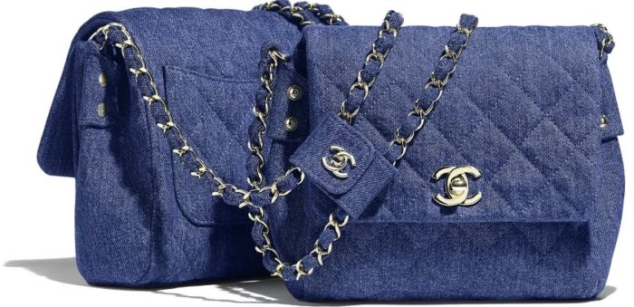 Bolso-Chanel-side-pack-Denim-azul