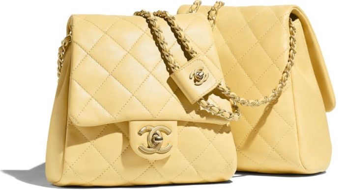 Bolso-Chanel-side-pack-amarillo