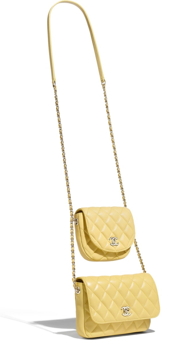 Chanel-Side Pack amarillo